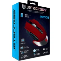 Мышь Jet.A R200G (бордовый) фото 4